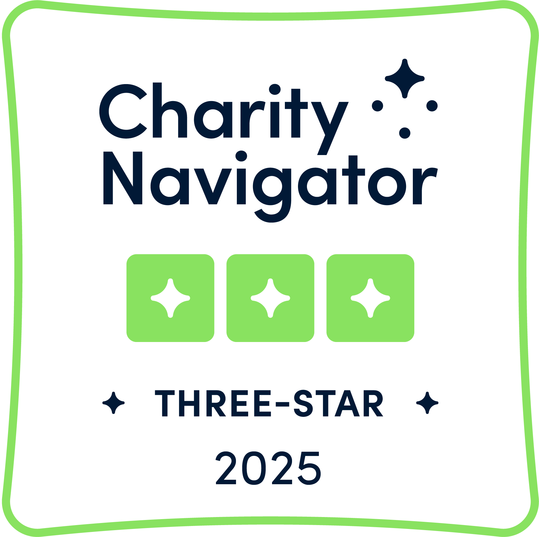 Charity Navigator: Three-Star 2025
