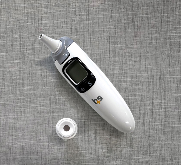 A photo of a talking body thermometer.